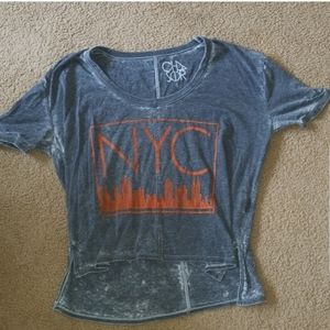 Chaser NYC burnout tee